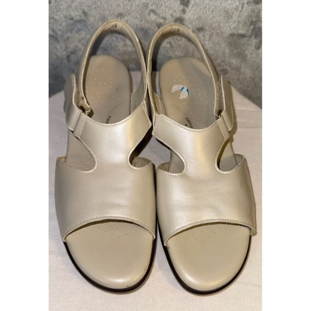 SAS Tripad Comfort Shoes suntimer pearl bone Sz 7.5 sling back grandma core geek - Picture 1 of 8